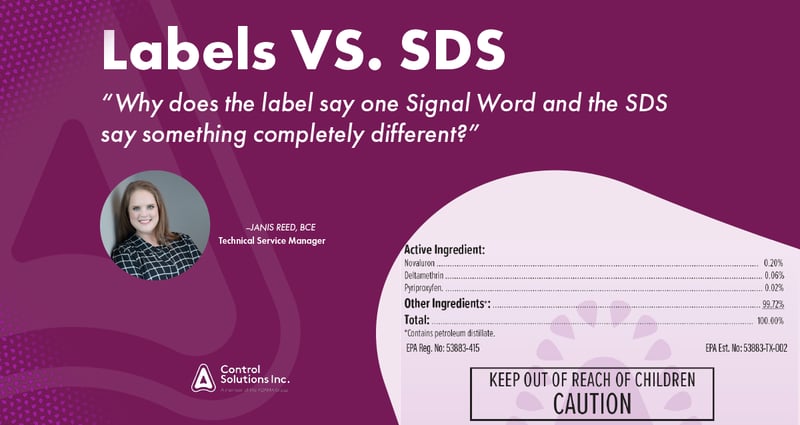 Feature image for Labels VS. SDS – Signal Words